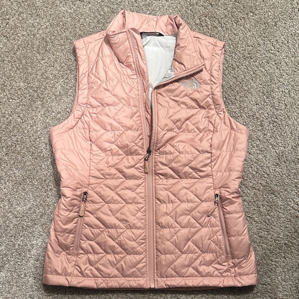 The North Face Pink Quilted Vest